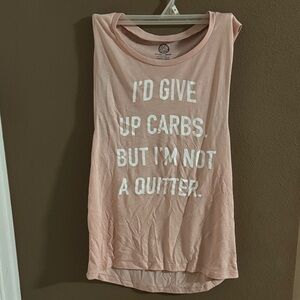 Muscles and Donuts Graphic Tee tank top medium